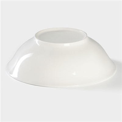 Тарелка суповая «Аврора», 600 мл, d=18 см, фарфор, белая