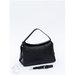 Сумка женская кожаная 1026L black Polina&Eiterou  в Новосибирске