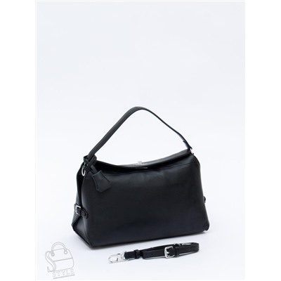 Сумка женская кожаная 1026L black Polina&Eiterou  в Новосибирске