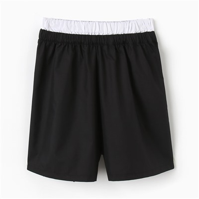 Шорты женские MINAKU: Basic line, чёрные, размер 44