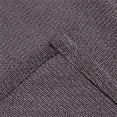 Фартук «Этель. Стиль», бежевый/серый, 75×65 см, 100% хлопок