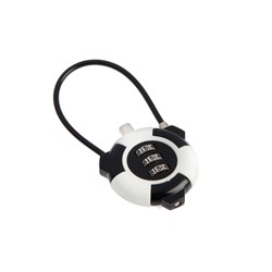 Замок навесной кодовый, черный