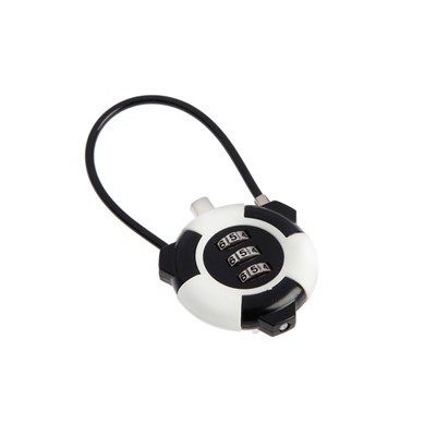 Замок навесной кодовый, черный