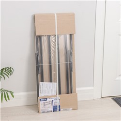 Подставка для обуви, 2 яруса, 82,5×32×48,5 см, чёрная