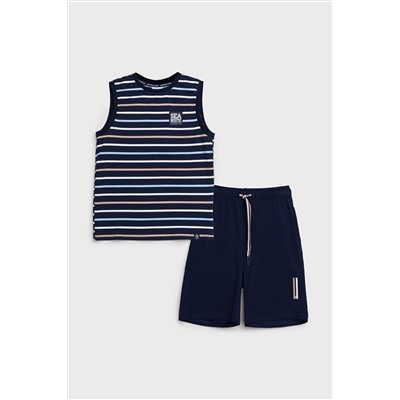 Комплект трикотажный для мальчиков: фуфайка (футболка), шорты PLAYTODAY, 1121878