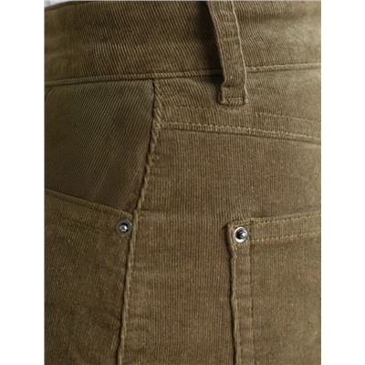 Брюки из эластичного микро-вельвета