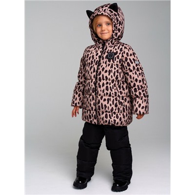 Комплект текстильный с полиуретановым покрытием для девочек: куртка, полукомбинезон