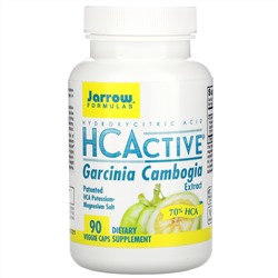 Jarrow Formulas, HCActive, экстракт гарцинии камбоджийской, 90 вегетарианских капсул