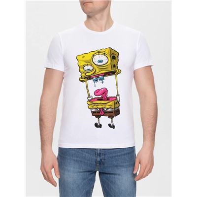 Джемперы ALFA Фуфайка мужская 6609 SPONGEBOB