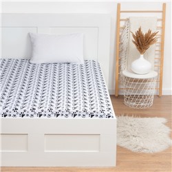 Простыня евро LoveLife Cat, 220×240 см, 100% хлопок, поплин 125 г/м²