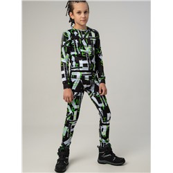 Термокомплект трикот. для мальчиков: фуфайка (футболка) с длин. рук, брюки