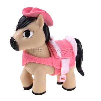 Пони на фасоне "Долли" (пони тянущиеся в костюмчиках 10см) пакет с окном