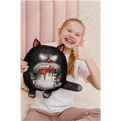 Подушка декоративная игрушка Кот обнимашка 27*27 НАТАЛИ, 1092530