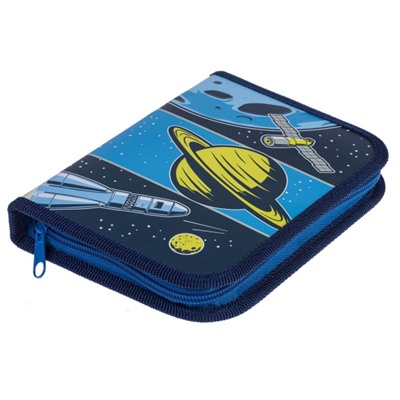 Пенал 2-х ств. 190х130 мм "Космические сны" с откидн.планкой, табл.умножения (078151) 35039 Хатбер