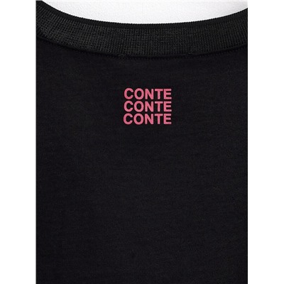 Футболки CONTE LD 2715 Укороченная футболка из хлопка с рисунком