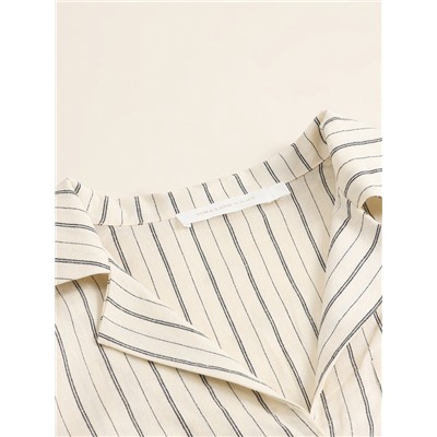 Пижама женская (рубашка, брюки) SL HOME Linen, размер 40-42