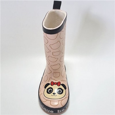 80-520A роз Сапоги резиновые для девочек (27-32)/12