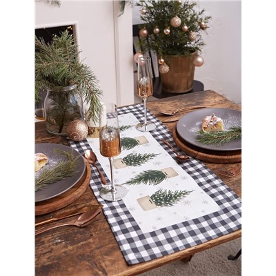 Дорожка на стол «Этель» Happy New Year 30×70 см, 100% хлопок, саржа 190 г/м²