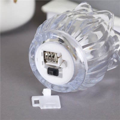 Свеча светодиодная 7 см / VFR-115 /уп 6/240/прозрачная