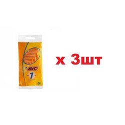 BIC Sensitive 1 Станки одноразовые 5шт с одним лезвием муж 3шт