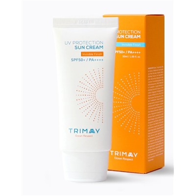 Trimay Солнцезащитный крем с коллагеном и аминокислотами UV Protection Sun Cream SPF50+ PA++++