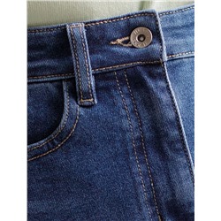 Джинсовая юбка из плотной эластичной джинсы 13.8OZ.