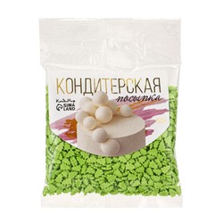 Посыпка кондитерская «Ёлочки», салатовая, новогодняя, 50 г