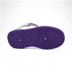 Кроссовки детские высокие 4489-11 фиолетово зеленые