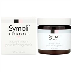 Sympli Beautiful, маска из активированного угля для очищения пор, 120 мл (4 жидк. унции)