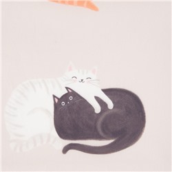 Штора для ванной «Этель. Котики», 145×180 см, полиэстер