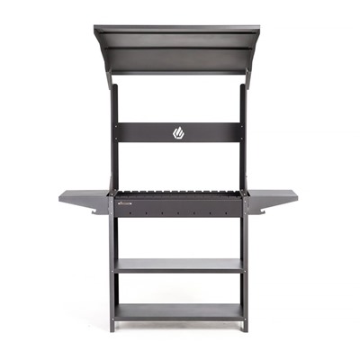 Мангал Professional Standart Roof PSR3000, 158.2×102.6×201 см, 3 мм, полки, с крышей
