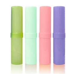 Пенал-тубус пластиковый 40х200 мм  ПТП-1 НЕЖНЫЙ МИКС Пчелка