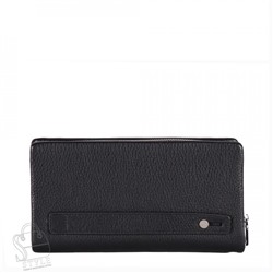 Клатч мужской кожаный 901H black Heanbag