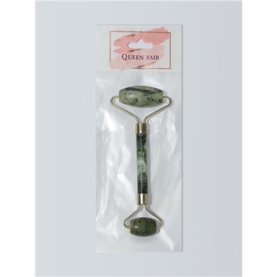 Массажёр - роллер «Гуаша», 14×5.8 см, цвет зелёный