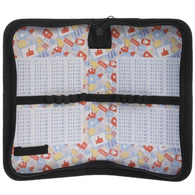 Пенал 2-х ств. 190х115 мм "СПОРТБАЙК" с табл.умножения (088970) 43040 Хатбер