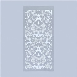 Пакет подарочный новогодний пропиленовый «Олени», 14×29 см