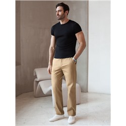 Брюки-чиносы из эластичного твилла