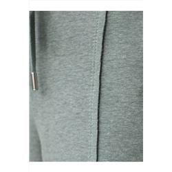 Брюки прямые из премиального футера двухнитки с эластаном VILATTE, 1228031