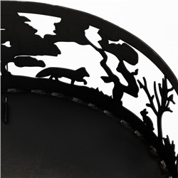 Костровая чаша «Лес», d=70 см, h=45 см, толщина стали 3 мм