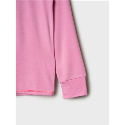 Термокомплект трикот. для девочек: фуфайка (футболка) с длин. рук, брюки