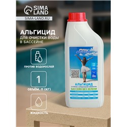 Альгицид для очистки воды в бассейне Aqualeon, 1 л/кг