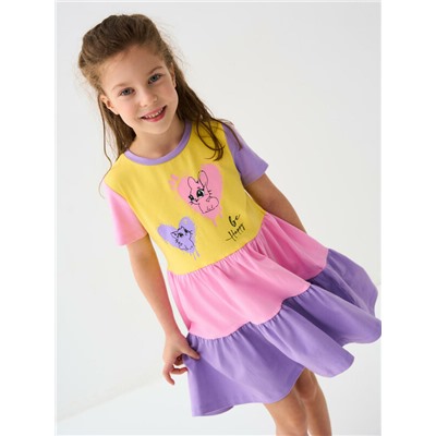 Платье трикотажное для девочек