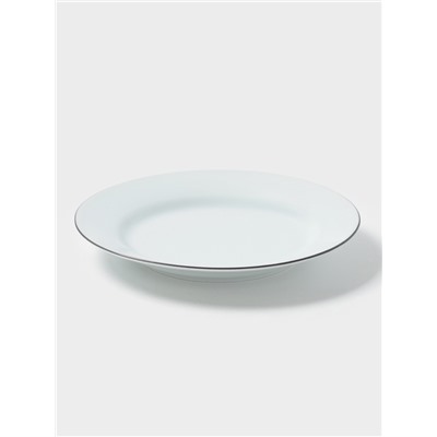 Тарелка Добрушский завод «Идиллия», d=20 см, фарфор, белая