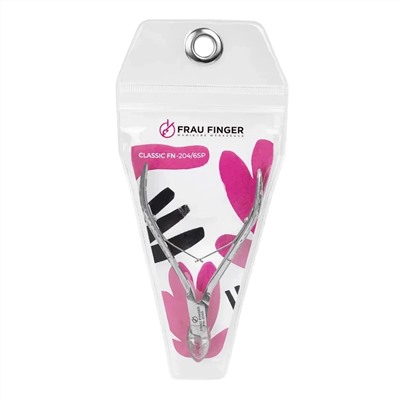 Frau Finger Кусачки маникюрные для кутикулы / Classic FN-204/6SP, двойная пружина, ручная заточка, 6 мм 20698