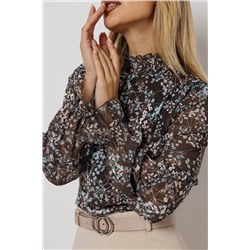 Блузка женская  7093/01/Коричневый