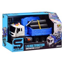 Машина "СтройЭнергия" 1:16 (свет, звук) в коробке (цвет синий)