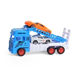 Автовоз с внедорожником и гоночным авто, в пакете