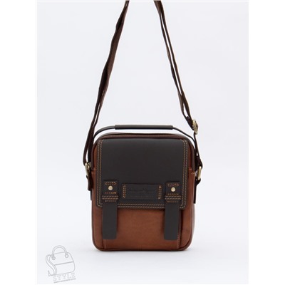 Сумка мужская кожаная 3012TR d.brown Tough Ryder в Новосибирске