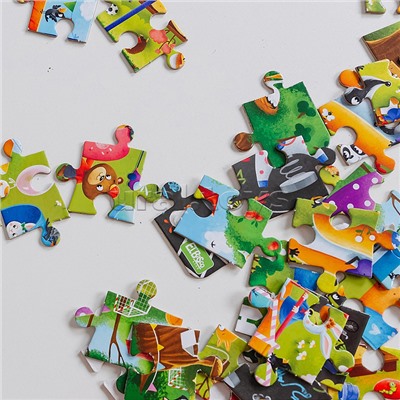 Пазл 80 "Детская площадка" Виммельбух