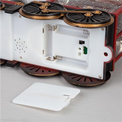 Светодиодная фигура «Паровоз» 31×17×10 см, пластик, батарейки ААх3 (не в комплекте), USB, свечение тёплое белое